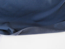 Load image into Gallery viewer, 1.15m Milan Navy 38% merino 54% polyester 8% spandex 285g warm winter fabric 160cm