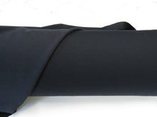 Load image into Gallery viewer, 1.5m Arkham Black 48% merino 52% polyester 160g sports knit- precut as last 1.5m