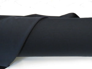 1m Arkham Black 48% merino 52% polyester 160g sports knit