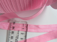 Load image into Gallery viewer, 1.3m Geranium  Pink fold over elastic 15mm wide foldover FOE