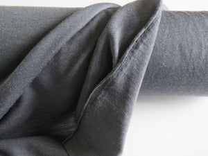 1.5m Hewson Grey 100% merino wool jersey knit 200g- precut pieces