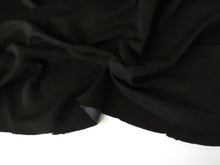 Load image into Gallery viewer, 1.5m Shuttle Black with Grey Honeycomb backing 58% merino 48% polyester 215g- precut lengths