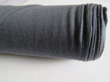 Load image into Gallery viewer, 1m Hewson Grey 100% merino wool jersey knit 200g- precut 1m pieces only