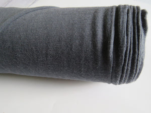 1m Hewson Grey 100% merino wool jersey knit 200g