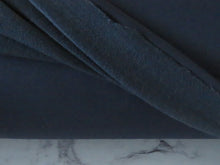 Load image into Gallery viewer, 1.15m Bendigo Black 38% merino 46% nylon 16% elastane 250g Terry backing- good stretch for leggings