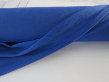 Load image into Gallery viewer, 1m Resolution Blue 46% merino 54% polyester 135g jersey knit fabric