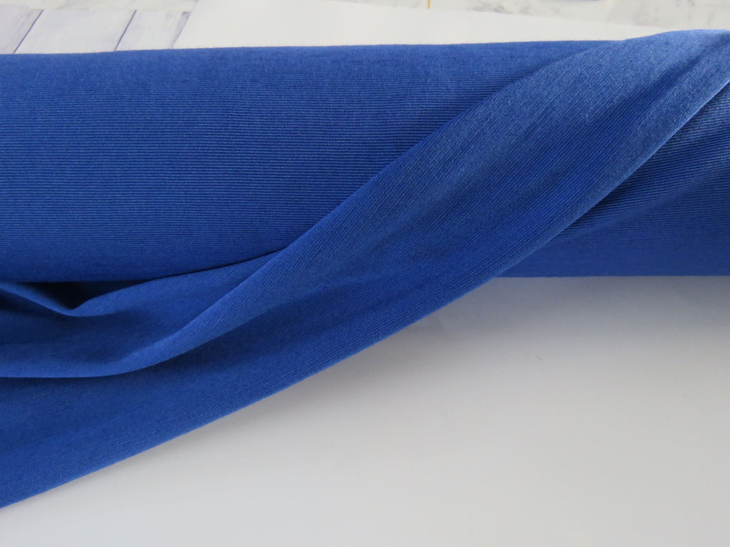 68cm Resolution Blue 46% merino 54% polyester 135g jersey knit fabric