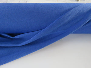 2m Resolution Blue 46% merino 54% polyester 135g jersey knit fabric- precut 2m