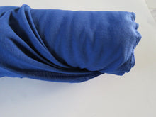 Load image into Gallery viewer, 1.5m Resolution Blue 46% merino 54% polyester 135g jersey knit fabric