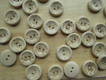 Load image into Gallery viewer, 50 Sewing Machine and Handmade with love wood look 20mm buttons