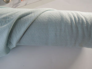 25cm Frosty Mint Green 57% merino 34% tencil 15% nylon 150g eyelet  fabric