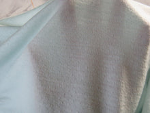 Load image into Gallery viewer, 1m Frosty Mint Green 57% merino 34% tencil 15% nylon 150g eyelet  fabric