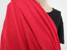 Load image into Gallery viewer, 1.5m Tango Red Star Eyelet 98.7% Merino Jersey Knit- 150g