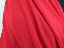 Load image into Gallery viewer, 1m Tango Red Star Eyelet  98.7% Merino 1.3% nylon Jersey Knit- 150g
