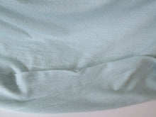Load image into Gallery viewer, 25cm Frosty Mint Green 57% merino 34% tencil 15% nylon 150g eyelet  fabric