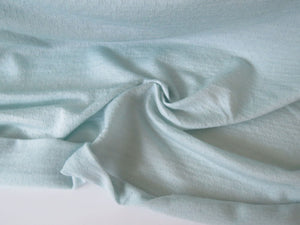 Sale save 20% 3m Frosty Mint Green 57% merino 34% tencil 15% nylon 150g eyelet  fabric- precut as longest piece left