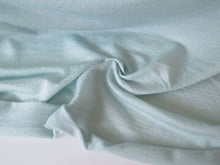 Load image into Gallery viewer, 25cm Frosty Mint Green 57% merino 34% tencil 15% nylon 150g eyelet  fabric