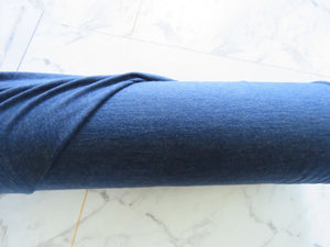 1.5m Hombre Blue 100% merino jersey knit 165g 150cm- precut pieces only