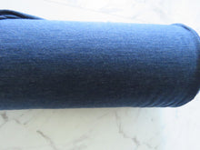 Load image into Gallery viewer, 1m Hombre Blue 100% merino jersey knit 165g 150cm