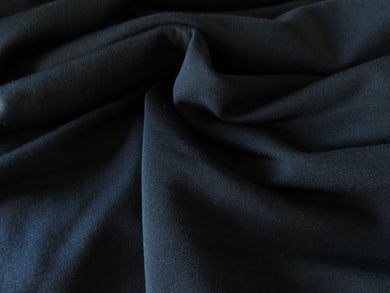1.08m Bendigo Black 38% merino 46% nylon 16% elastane 250g Terry backing