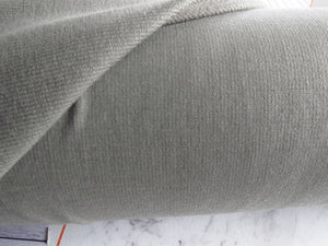 1.5m Stonewall Grey 43% Merino 44% Tencil 6% elastane 7% Nylon Sweatshirting 260g 175cm wide- precut