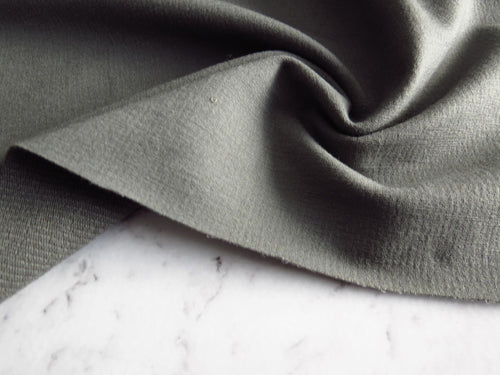 2m Stonewall Grey 43% Merino 44% Tencil 6% elastane 7% Nylon Sweatshirting 260g 175cm wide