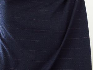 1m Plimco Navy Pink Stripe Star Eyelet 98.7% Merino 1.3% nylon 150g