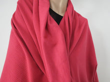 Load image into Gallery viewer, 2m Aloha Pinky Red 75% merino 25% polyester 230g Textured Knit