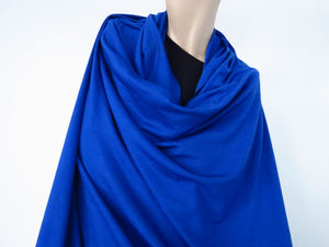 1.5m Prussian Blue Merino Nylon Corespun 50% Merino 33% Tencil 5% elastane 12% Nylon 155g- precut pieces only