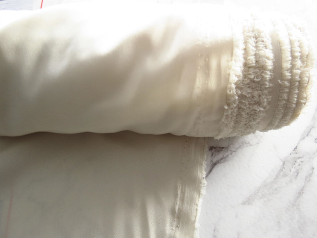 1m Cream Pongee Lining 150cm