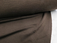 Load image into Gallery viewer, 1.5m Deacon Brown 81% Merino 19% Polyester 205g Textured Waffle Knit Fabric