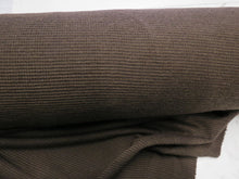 Load image into Gallery viewer, 1.5m Deacon Brown 81% Merino 19% Polyester 205g Textured Waffle Knit Fabric