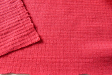 Load image into Gallery viewer, 2m Aloha Pinky Red 75% merino 25% polyester 230g Textured Knit