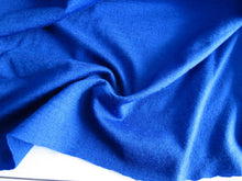 Load image into Gallery viewer, 1m Prussian Blue Merino Nylon Corespun 50% Merino 33% Tencil 5% elastane 12% Nylon 155g