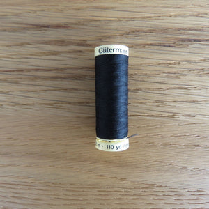 Gutermann 100% Polyester Thread- Black Col 000- 100m reel