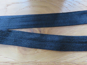 5m Black 20mm Fold over elastic FOE elastic