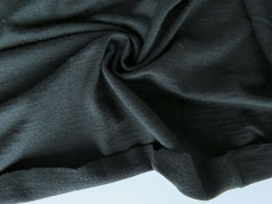 1.5m Wesley Black 195g 100% merino jersey knit 152cm wide