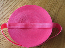 Load image into Gallery viewer, 10m Bright Pink Fold over elastic Foldover FOE 15mm