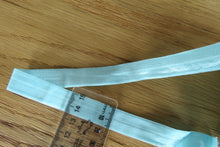 Load image into Gallery viewer, Antique cream 50 yard/ 45m roll of Fold over  foldover FOE elastic 15mm
