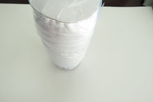 Load image into Gallery viewer, 50 yards/ 45.7m Roll of  Wider 25mm White FOE Fold Over Elastic